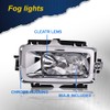 DOTCOM Fog Lights Lamp Compatible with Chevy Silverado 2013 2014