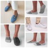 SIXDAYSOX 6 Pairs Grey Mens No Show Socks Invisible Low