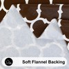 smiry Rectangle Table Cloth Cover, Waterproof Vinyl Tablecloth with Flannel