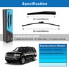 WTI Rear Wiper Arm Blade Set Compatible With Ford Expedition