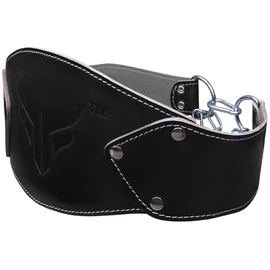 Mytra Fusion Dip Belt Leather Fitness Dipping Belt Heavy Duty One Size Weight Dip belt with chains