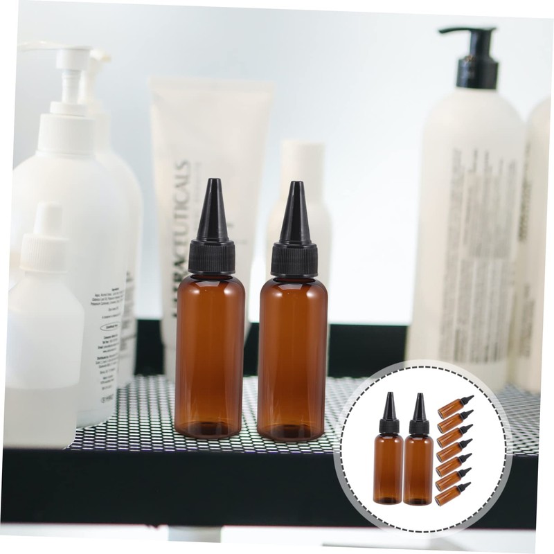 FOMIYES Multi-Use 50ml Squeeze Bottles for Hair Oil Dye Skincare