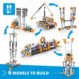 Engino STEM Toys, Fluid Dynamics, Building Toys for Kids 9+, Educational Kit, Gift for Boys & Girls, Fun STEM Projects, Engineering Kit (6 Model Options)