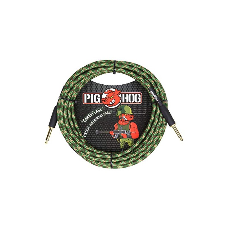 Pig Hog "Camouflage Instrument Cable, 20ft