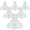 Silicone Nipple for Dr.Brown's Wide-Nick Baby Bottle & Glass Bottles,Level