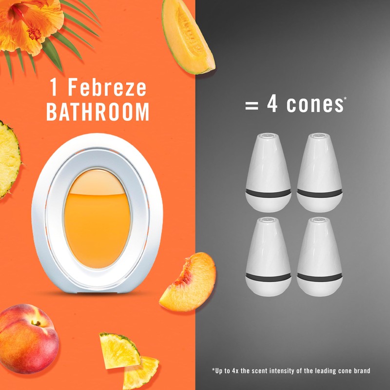 Febreze Small Spaces Air Freshener, Odor-Fighting, Plug In Alternative, Air