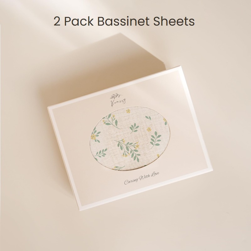 Konssy Muslin Changing Pad Cover for Baby Girls Boys, 100%