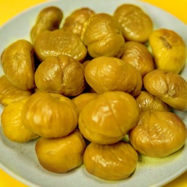 XCVFDVOR 2 Pack Organic Roasted Chestnuts Ready to Eat Chestnuts Gluten Free Vegan Organic Kosher Instant sweet and soft Breakfast baking ingredients 3.5oz per pack