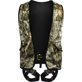 Hunter Safety System Treestalker Tree-Stand Safety Harness Deer Hunting Vest, Realtree, 2X-Large/3X-Large