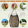 MIYABALA 2 PCS Hay Bags for Horses,Slow Feeder Hay Bag