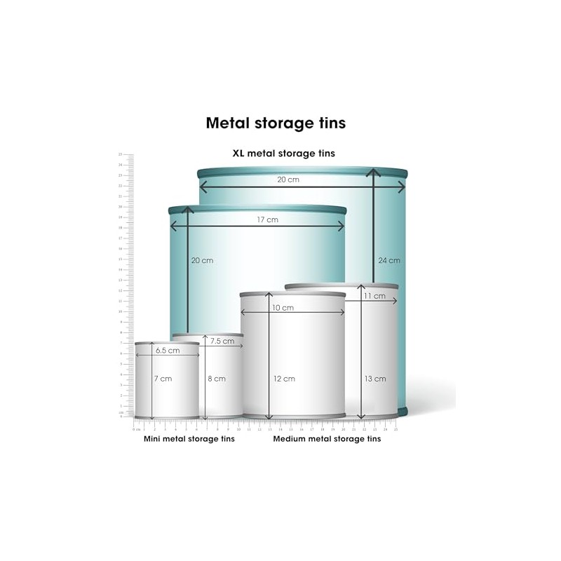 Rex London XL Passata storage tins (set of 2)