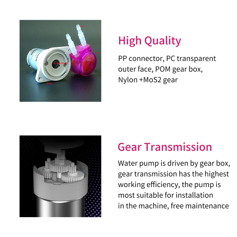 GROTHEN  Peristaltic Pump Dosing Pump Mini Pump Liquid Self-priming Water