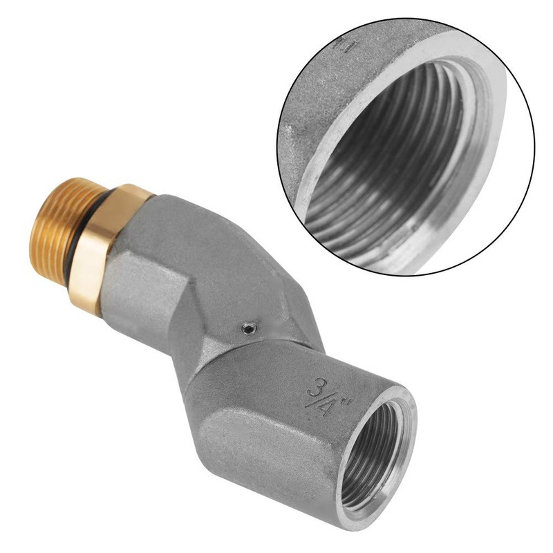 3/4" Fuel Transfer Hose Swivel, 360 Rotary Universal Joint with