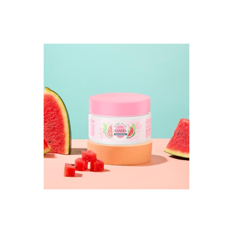 Crema Humectante Corporal Aroma Sandía, (SET DE 2) con Vitaminas