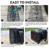 RAYMACE Bike Basket Rear with Cooler Bag and Cargo Net,Waterproof