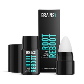 Root Powder Hair Powder Pen, Hair Concealer, Hair Thickening, Precise Concealing Hairline, Grey Hair Coverage, Temples and Parting, Waterproof Hair Make-Up, Brains & Sons (Dark Brown)