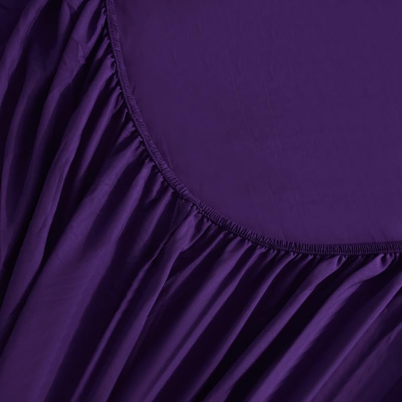 WEAVERS: Extra Deep Fitted Sheet - Super Soft Luxurious Microfiber,