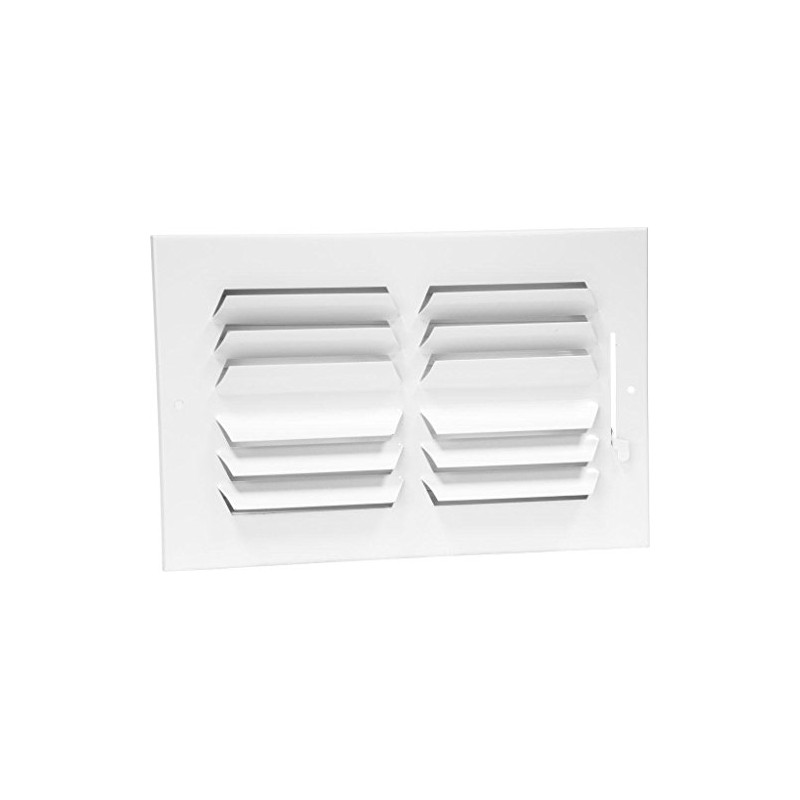 HVAC Premium 12''w x 8''h 2-Way-Horizontal Fixed Curved Blade AIR