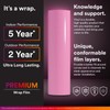 EZAUTOWRAP 60"x84" (5FTx7FT) Premium Super Gloss Light Pink High Glossy
