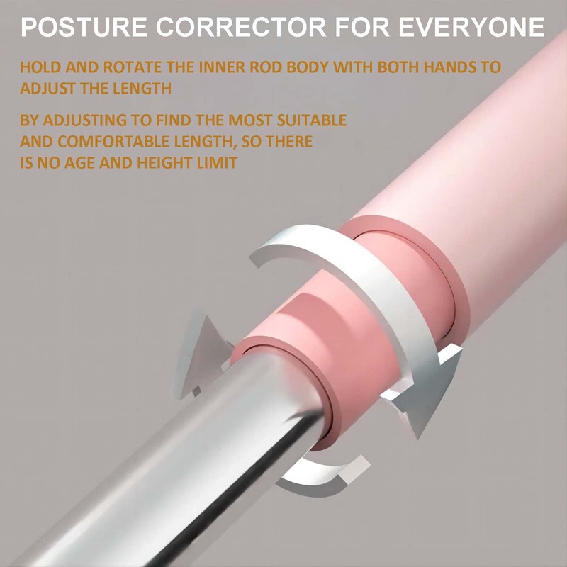 Adontze Posture Corrector,yoga sticks stretching tool,yoga sticks for posture, retractable
