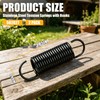 2 Pack 502027 Belt Tension Springs Compatible with King Kutter