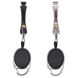 2PCS Fishing Quick Knot Tying Tool, Fly Fshing Line Cutter Clippers with Retractable Buckle Lanyard for Fishing Enthusiasts