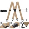 Men’s Work Suspenders for Trousers – 1.5-Inch Wide Adjustable Elastic