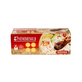 Pho'nomenal Bowl Instant Pho Noodles Gluten Free Low Sodium Vietnamese Beef Soup, No MSG, Authentic Family Recipe, Non GMO, No Soy 2.1 oz. (6 Bowl Pack)