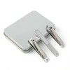 Levercut Nail Clipper 3-Piece Set NC-01 (Silver)