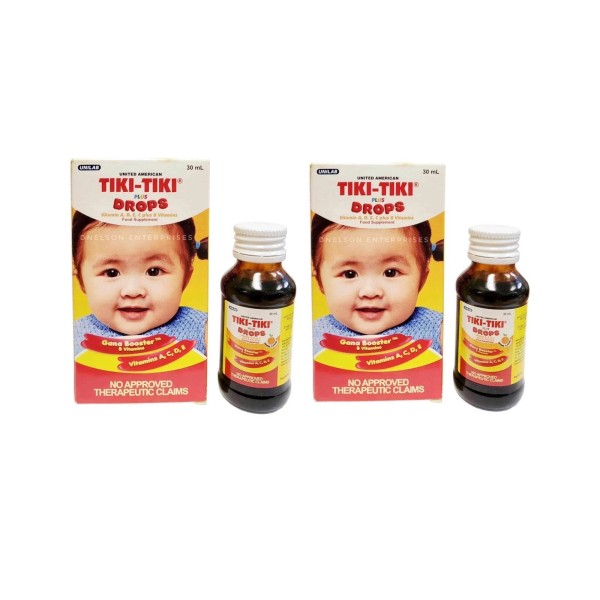 United Tiki Tiki 2 Bottles TIKI TIKI Plus Drops -