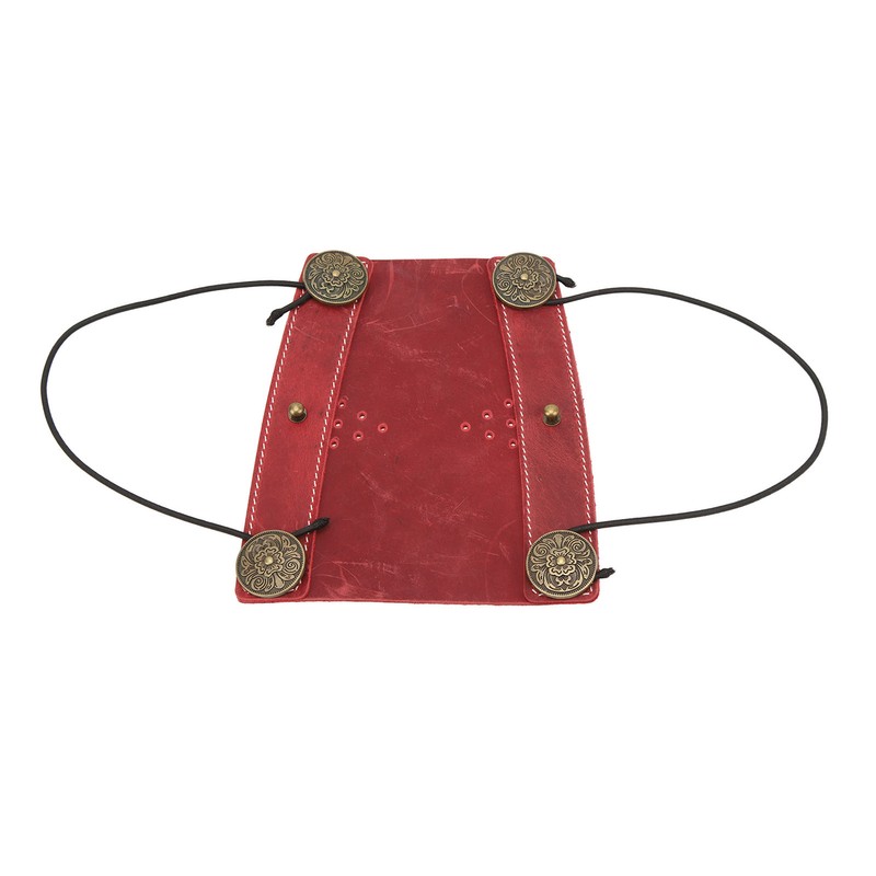 Archery Arm Guard Adjustable Strap Second Cowhide Arm Protector Pad