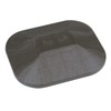 Graphite, Flat Cap for Composite Fence Post of Plastic Eco