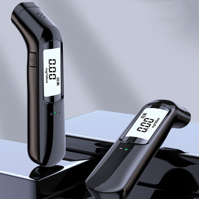Breath Alcohol Tester LCD Display Voice Broadcast Non Contact Blowing