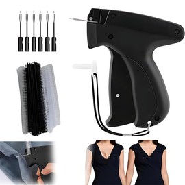Quick Fixer for Clothes, Quick Clothing Fixer, Mini Quick Repair Garment Sewing Machine, Instant Button Garment Connector, Micro Tagging Stitch Tool for Clothing Mini Stitch Gun (Black)