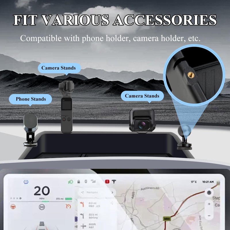 For 2025 2024 Toyota Tacoma & 2025 4Runner Dashboard Behind