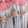 Household Sunscreen Washing Machine Lace Cover Dustproof Protective Cover 60x60x85cmPink