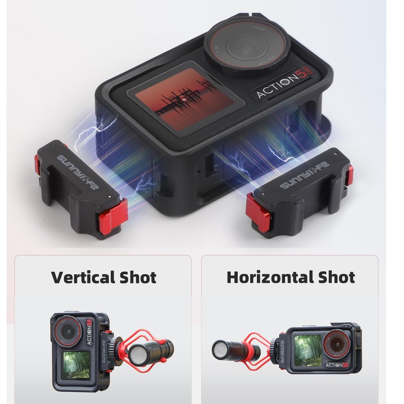 Honlyn Magnetic Cold Shoe Mount for DJI Osmo Action 5