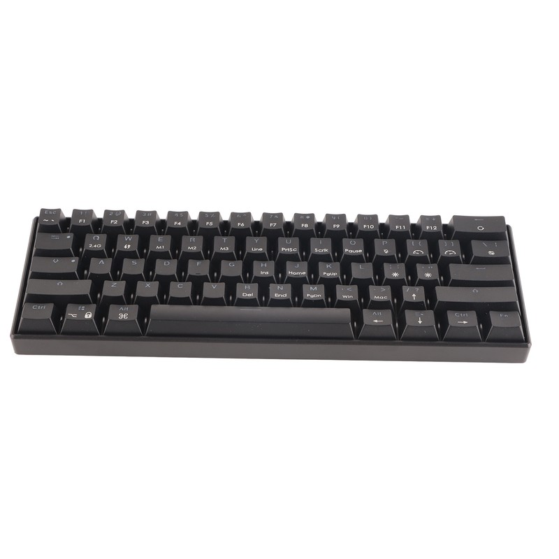 Mechanical Keyboard 61 Keys Three Modes Support Wireless Portable Ergonomic