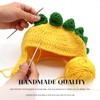 Knitted Turtle Sweater - Dinosaur Shell Costume with Adjustable Strap,