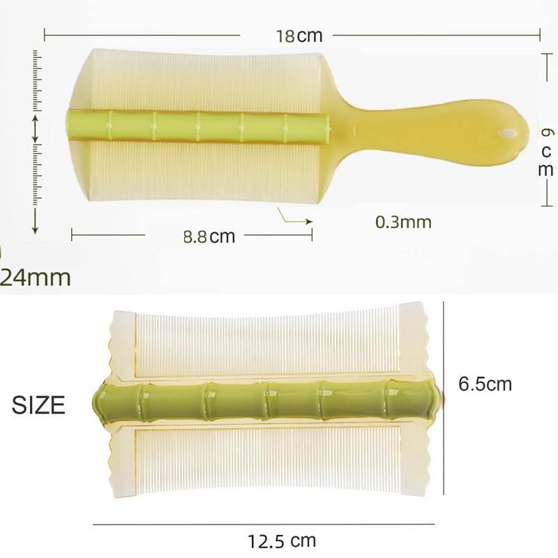 2 Pcs Dandruff Combs, Lice Combs, Flea Combs, Hair Comb