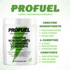 PROFUEL Creatine, L-Carnitine & Cordyceps Powder - 240g - Increase