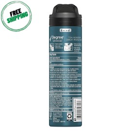 Unilever Degree Men Antiperspirant Deodorant Dry Spray Cool Rush 3 Count Deodorant for Me