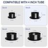 HOXHA 4” Duct Connector Flange Plastic 4 Inch Dust Collection