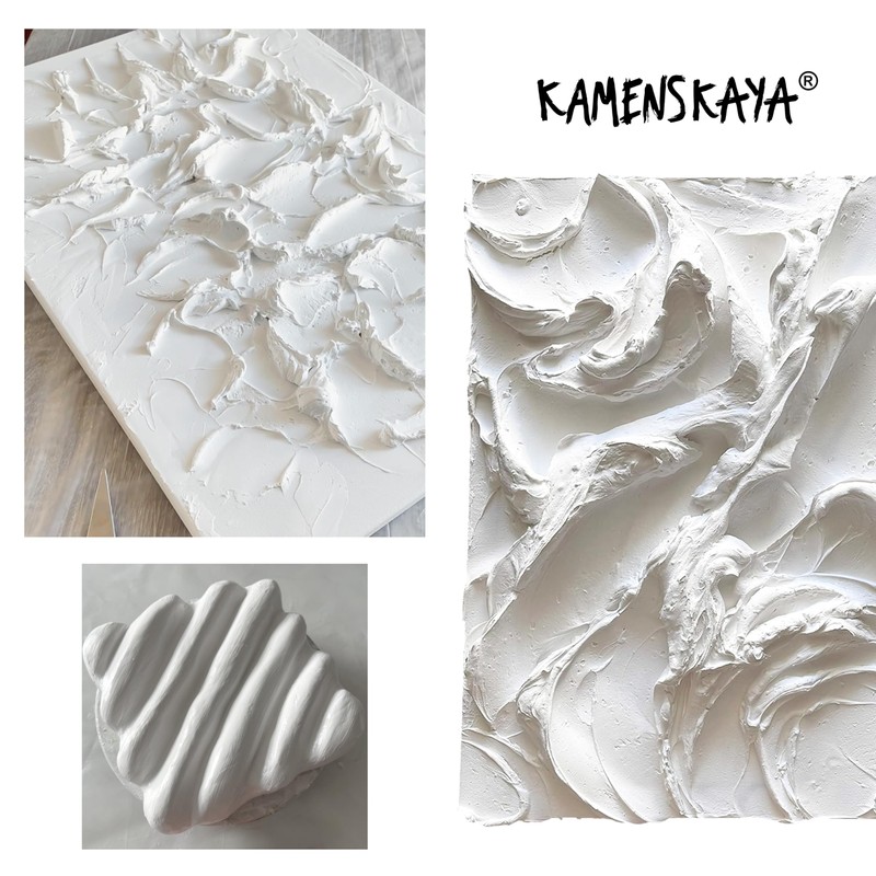 KAMENSKAYA Texture Paste - Modeling Paste Acrylic Medium - Dense