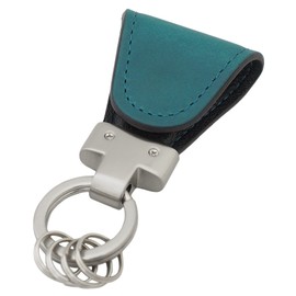 Vintage Revival Productions key clip italian oil leather leather magnetic key holder key case made in Japan, blue