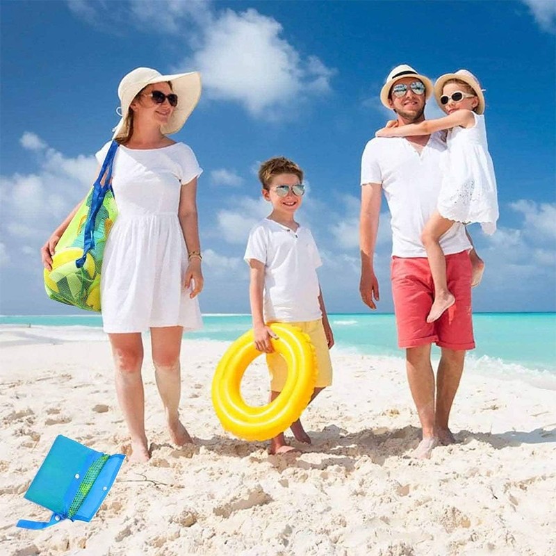 Bolso de playa y bolso de mano de malla Cheelom