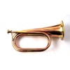 Handmade Full Size Pure Brass Bugle To Play Brown