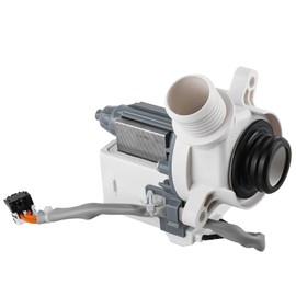 WH23X28418 290D1201G001 290D1201G003 B40-3A01 WH23X24178 Washer Drain Pump & Motor Assembly Compatible with GE，Replaces WH23X27574, AP6889136, PS12723115 Drain Pump Motor