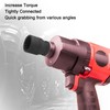 sourcing map 1/2" Drive x 21mm Shallow Impact Socket 12-Point