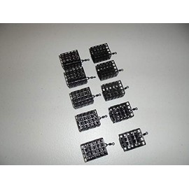 TMC 10 x 20g Square Metal Swivel Cage Feeder Carp Fishing